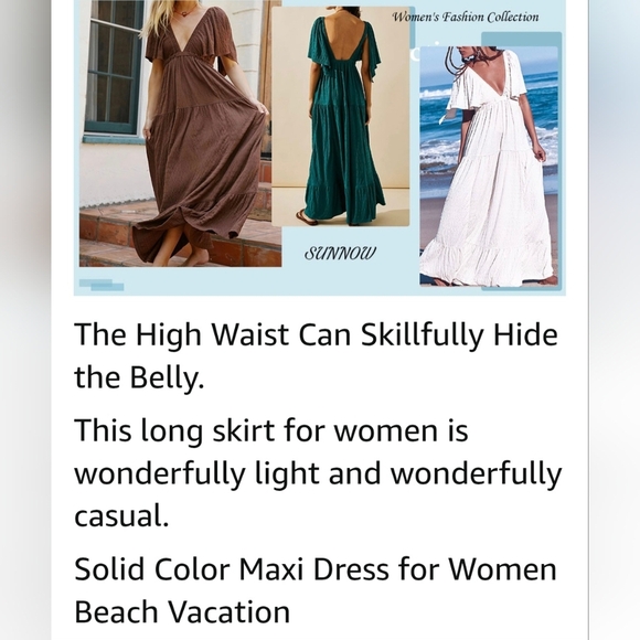 Summer Maxi Dress #900, 901, 902 - Picture 12 of 14